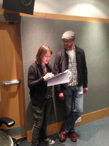 Stranded in the studio - Nicola and Nick